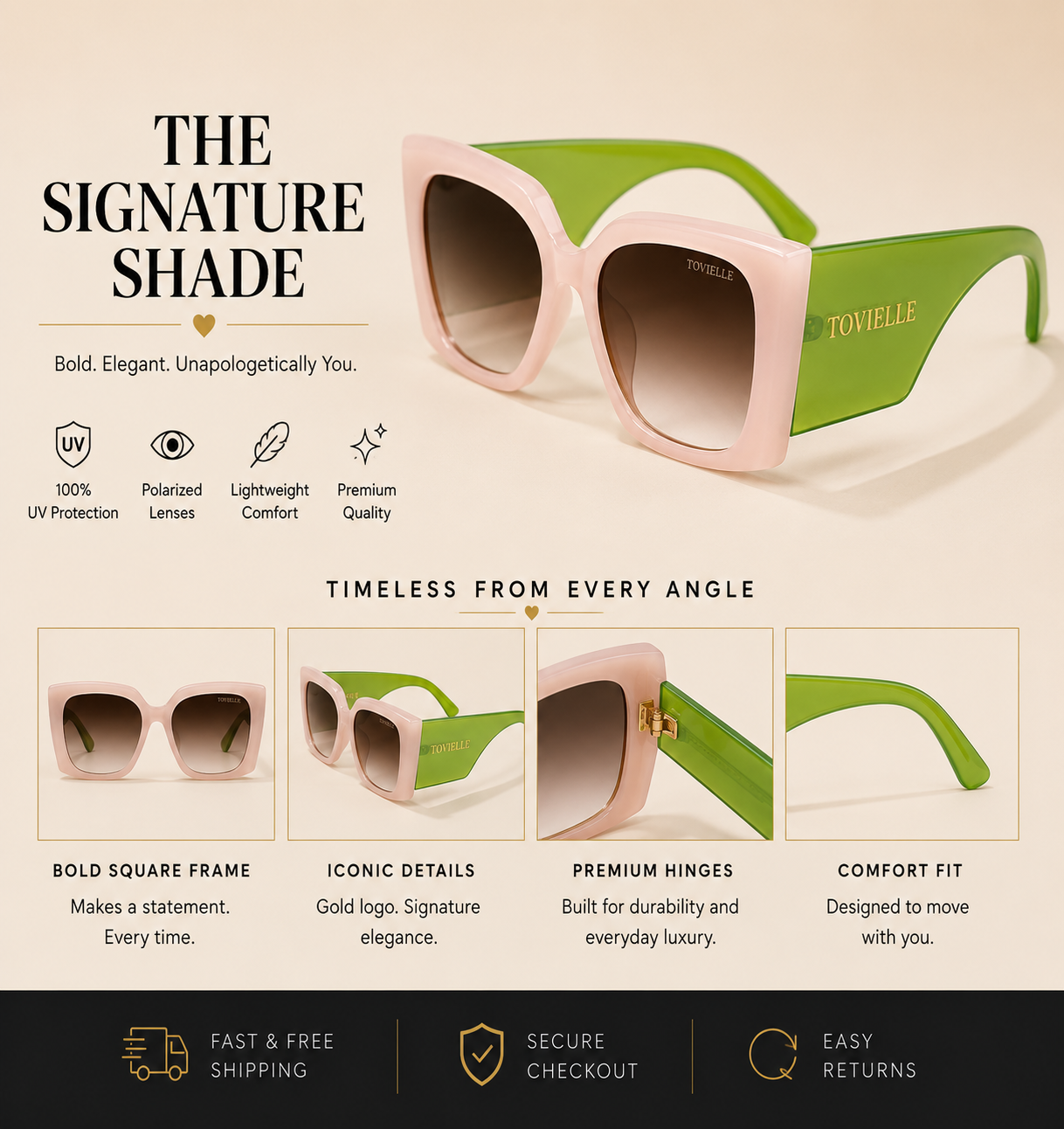 Tovielle Riviera Bloom Sunglasses — Bloom Edition
