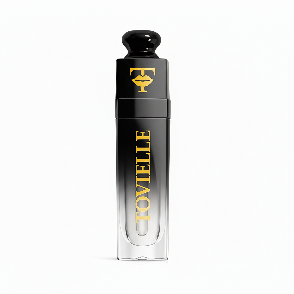 Tovielle Crystal Mint Lip Oil – clear glossy lip oil with cooling mint effect and high-shine finish