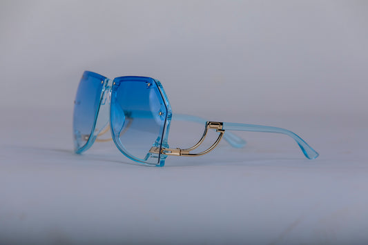 TOVIELLE Empress Signature Luxury Sunglasses oversized blush pink designer frames