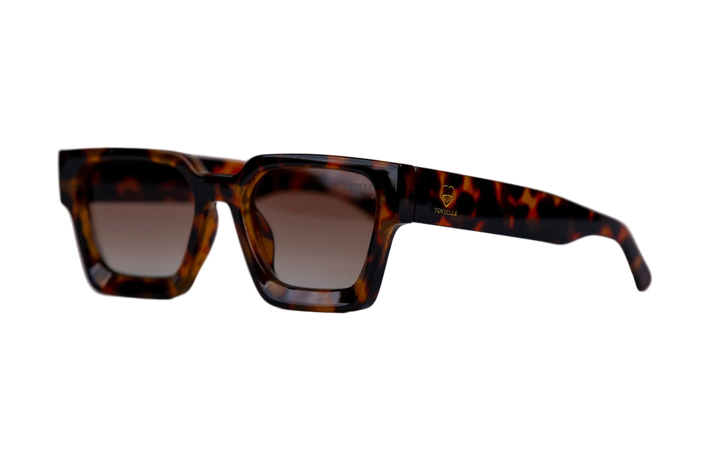 TOVIELLE Signature Sunglasses tortoiseshell luxury designer frames. TOVIELLE Signature luxury designer sunglasses London UK